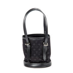 Handbag Mini Bucket Black Monogram Satin
