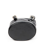 Handbag Mini Bucket Black Monogram Satin