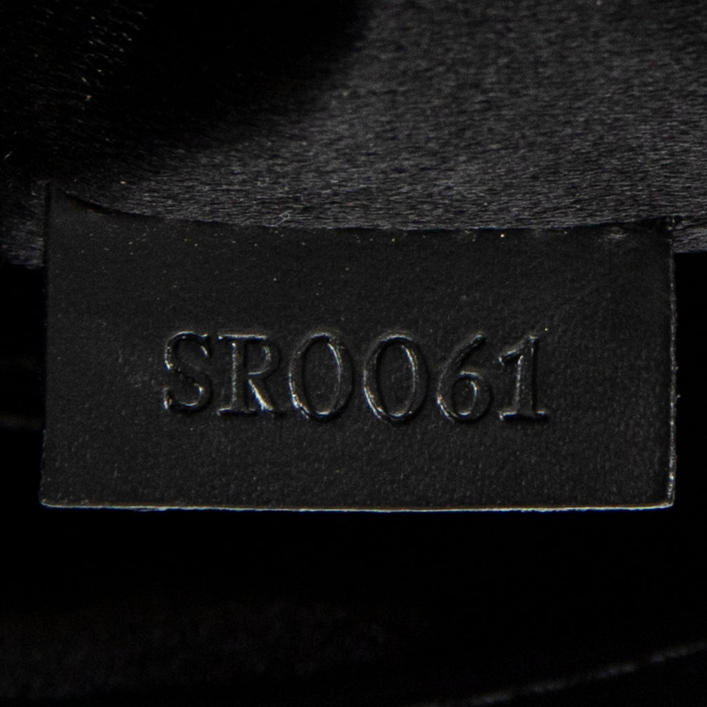 Handbag Mini Bucket Black Monogram Satin