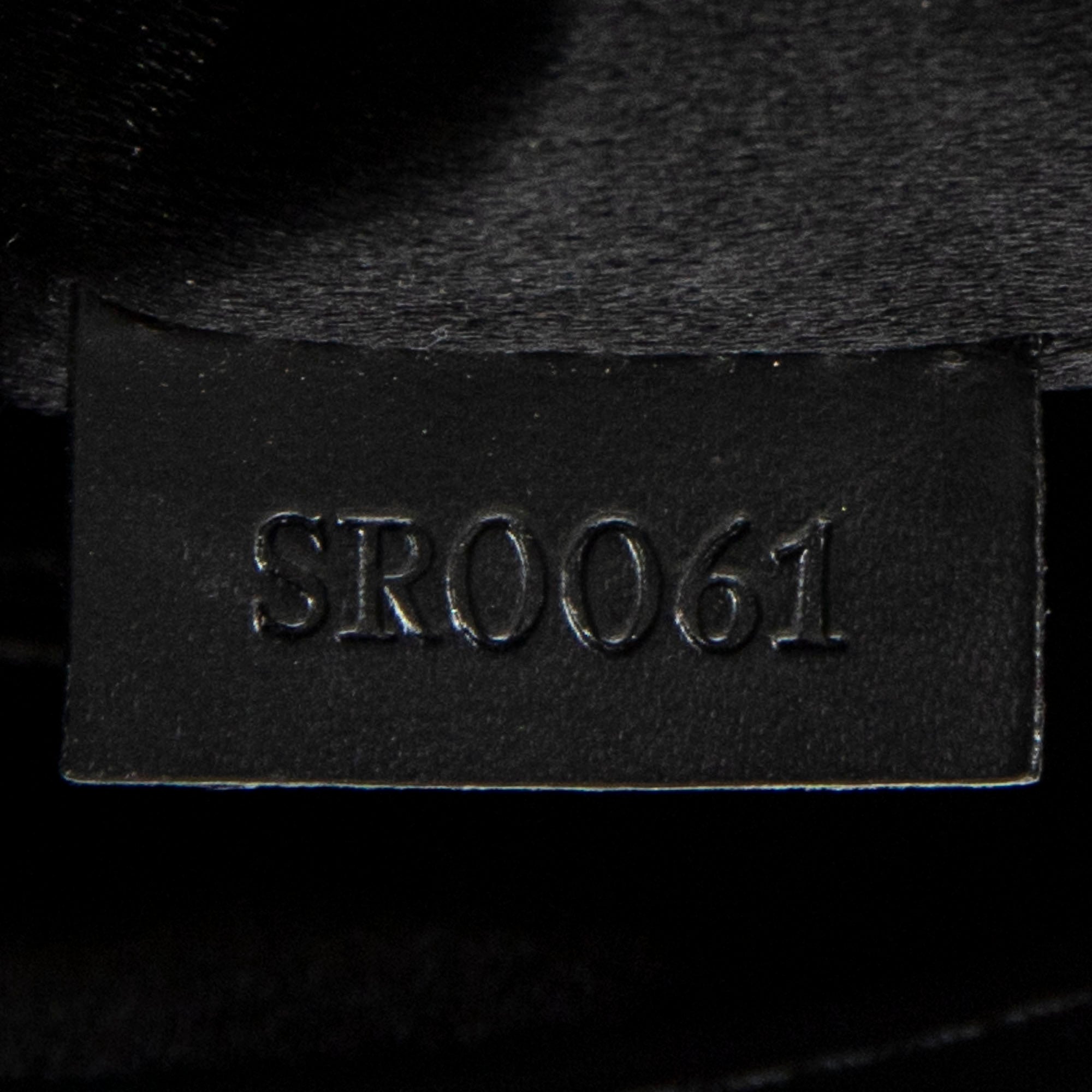 Handbag Mini Bucket Black Monogram Satin