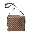 Shoulder Bag Naviglio Brown Damier Ebene