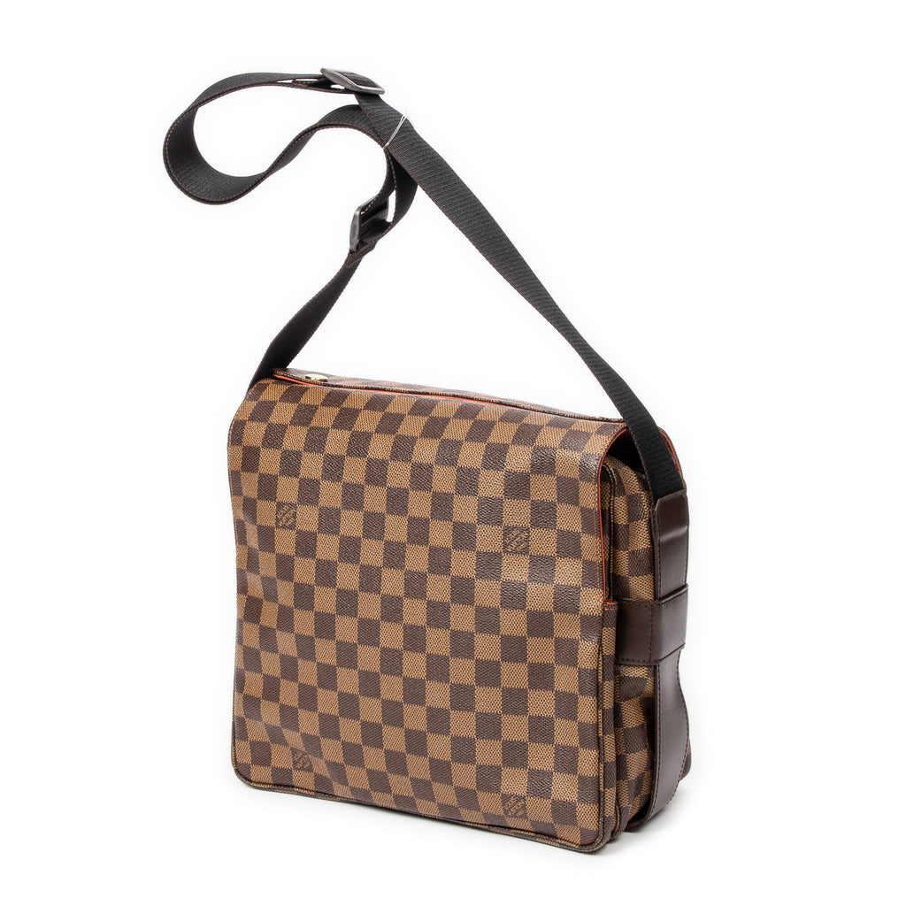 Shoulder Bag Naviglio Brown Damier Ebene