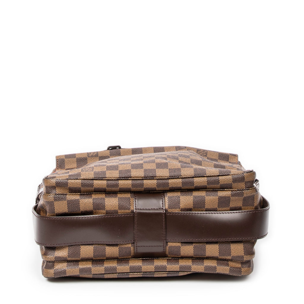 Shoulder Bag Naviglio Brown Damier Ebene