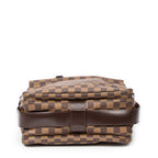 Shoulder Bag Naviglio Brown Damier Ebene