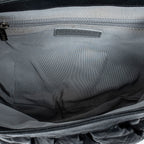Shoulder Bag Chain Around Flap Black Quilted Calfskin Leather