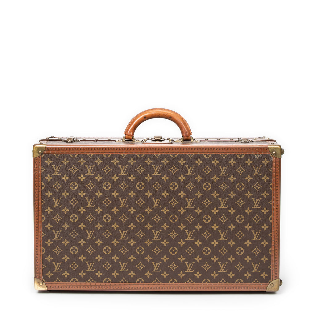 Travel Bag Vintage Gemine Trave Case Trunk for Shoes Brown Monogram Canvas