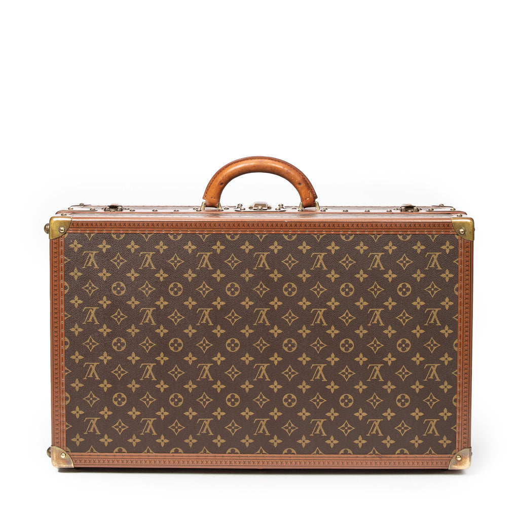 Travel Bag Vintage Gemine Trave Case Trunk for Shoes Brown Monogram Canvas