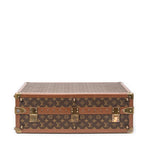 Travel Bag Vintage Gemine Trave Case Trunk for Shoes Brown Monogram Canvas