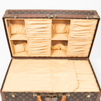 Travel Bag Vintage Gemine Trave Case Trunk for Shoes Brown Monogram Canvas
