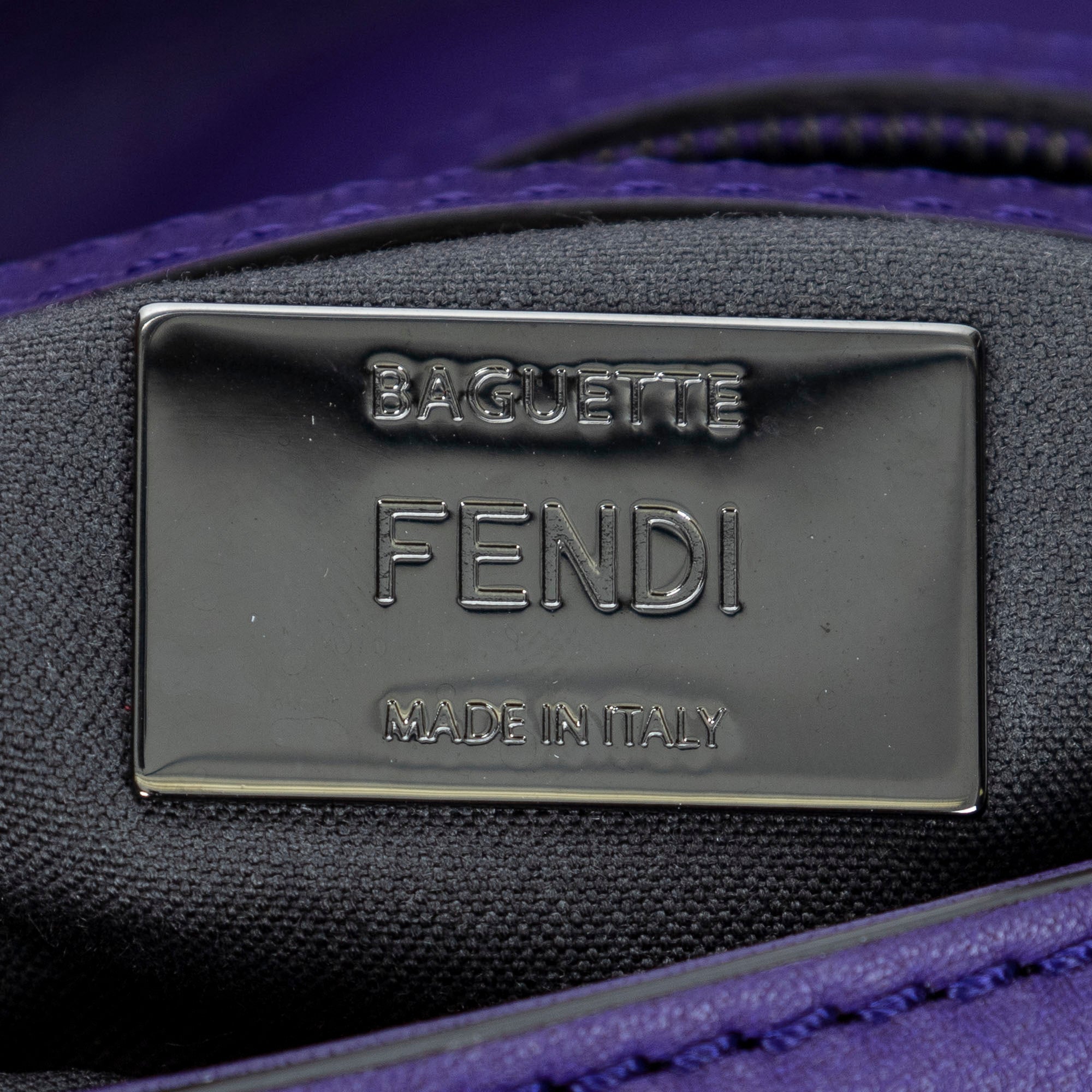 Fendi - Sac Baguette Édition Limitée Rare - Violet