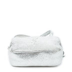 Shoulder Bag Lou Belt Bag Silver Glittery Leather