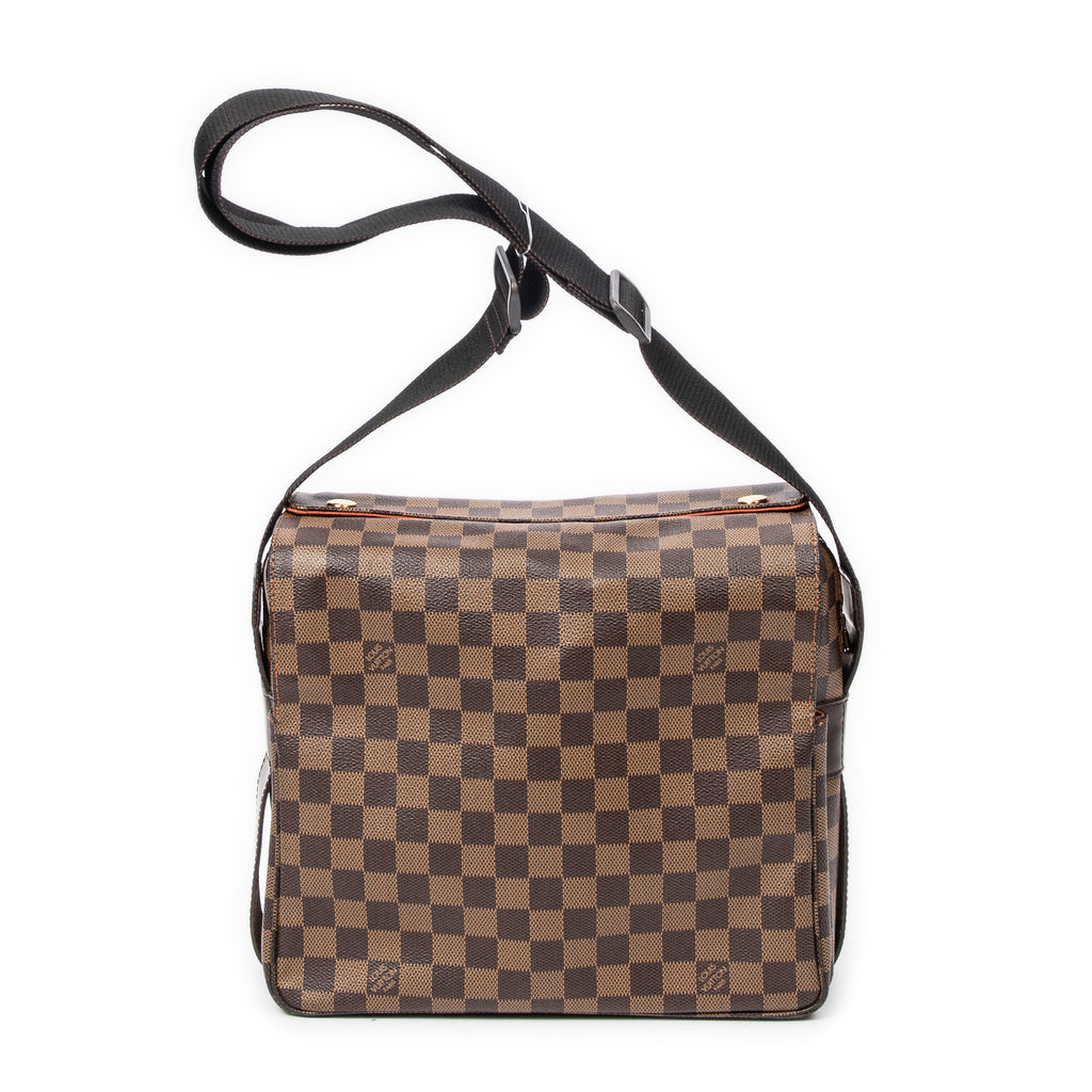 Shoulder Bag Naviglio Brown Damier Ebene