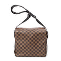 Shoulder Bag Naviglio Brown Damier Ebene