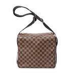 Shoulder Bag Naviglio Brown Damier Ebene