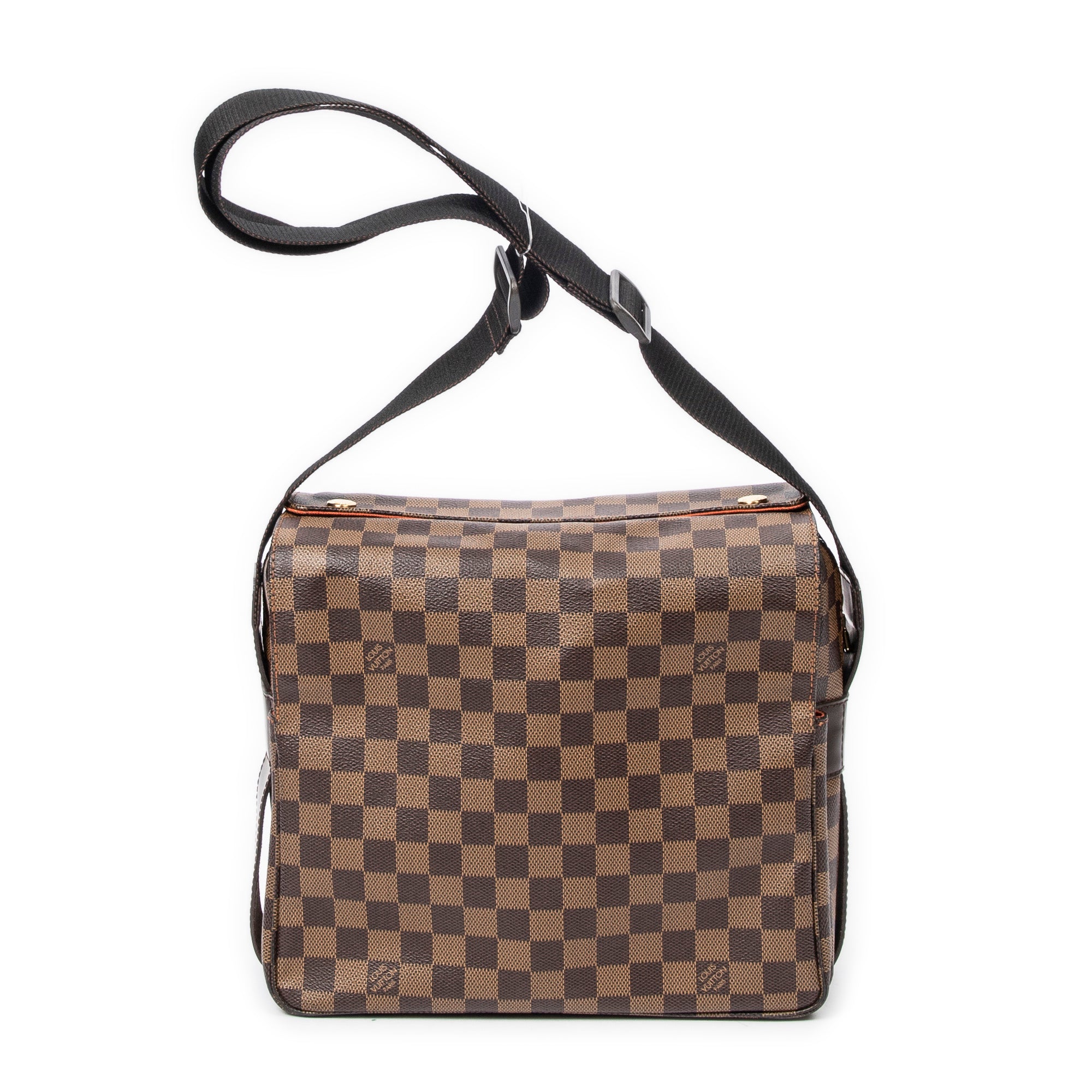Shoulder Bag Naviglio Brown Damier Ebene