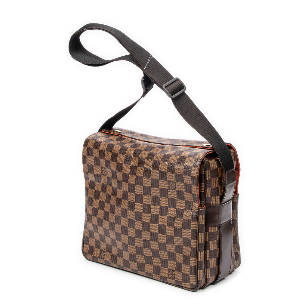 Shoulder Bag Naviglio Brown Damier Ebene