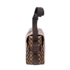 Shoulder Bag Naviglio Brown Damier Ebene