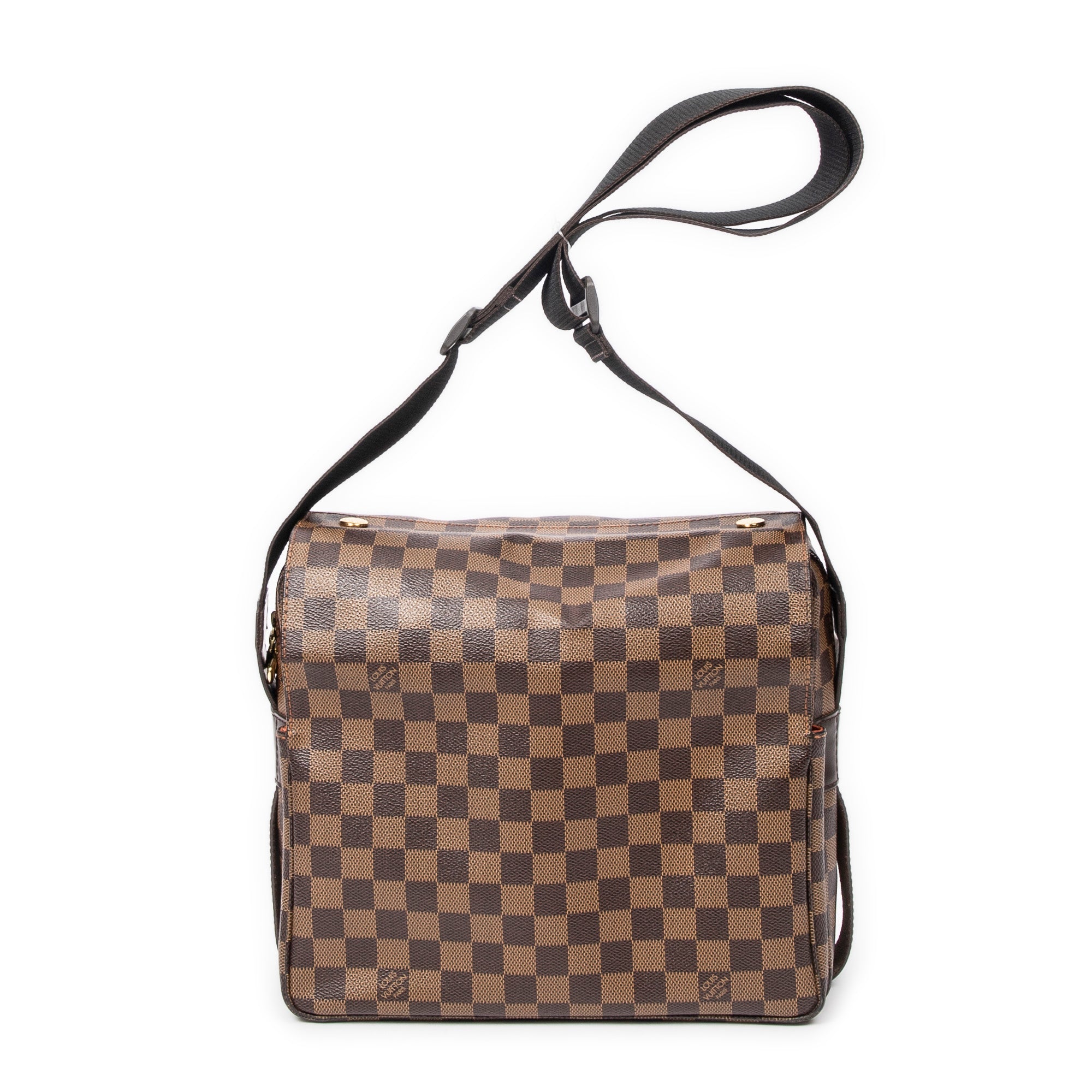 Shoulder Bag Naviglio Brown Damier Ebene