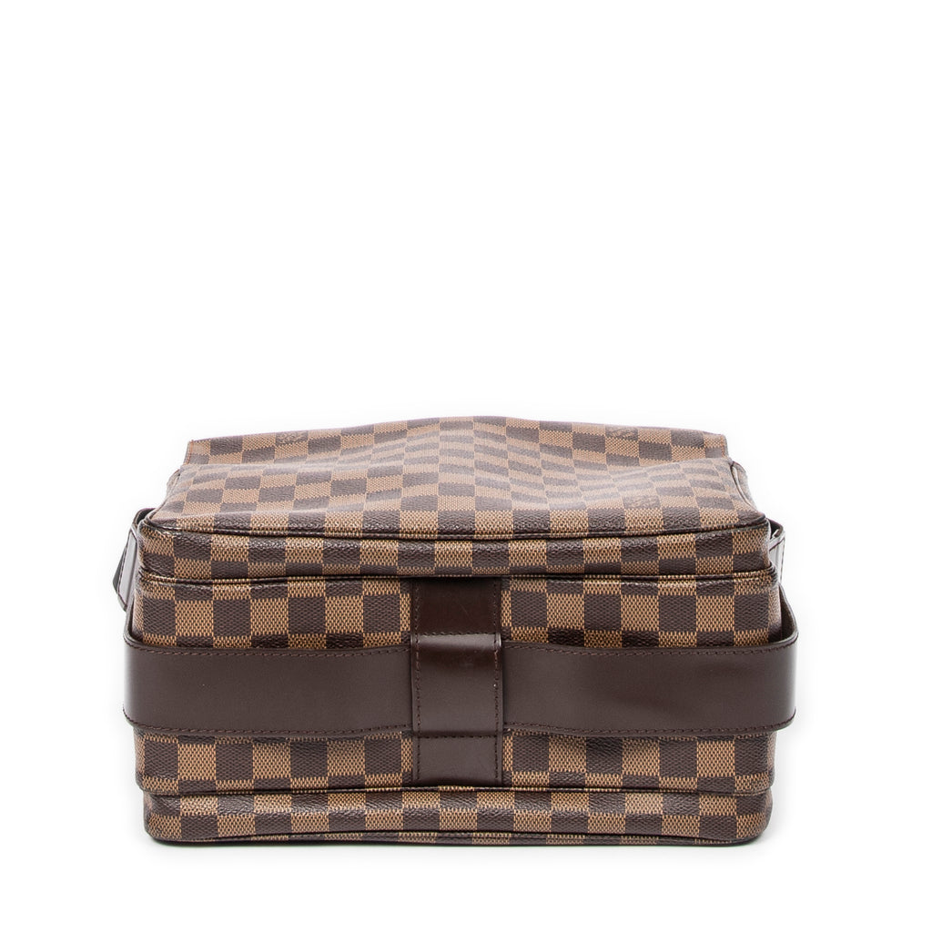 Shoulder Bag Naviglio Brown Damier Ebene