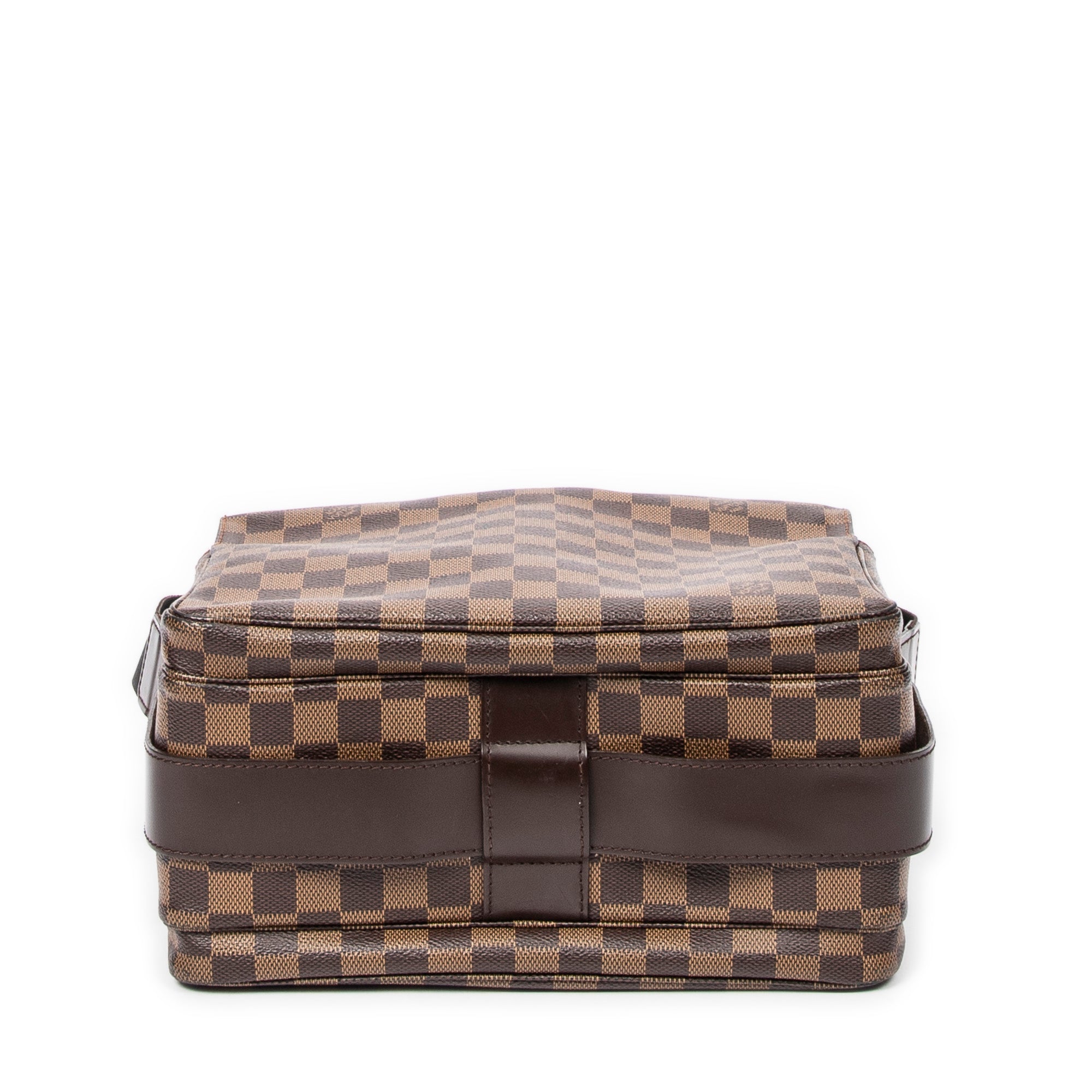 Shoulder Bag Naviglio Brown Damier Ebene