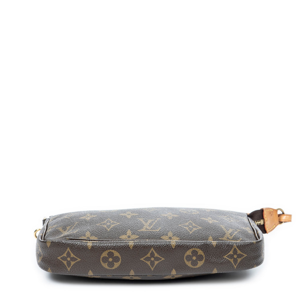 Bolsa Accesorios Bolso Lona Monogram Marrón