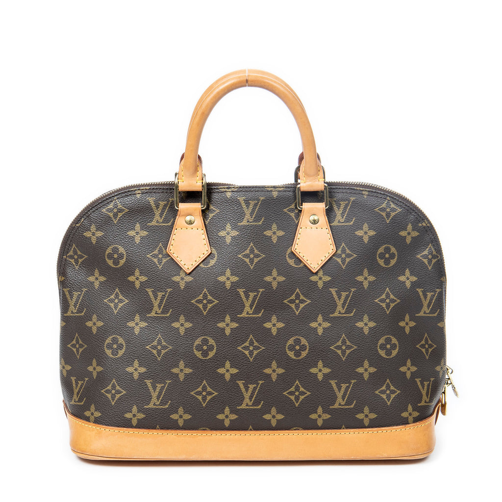 Handbag Alma PM Brown Monogram Canvas