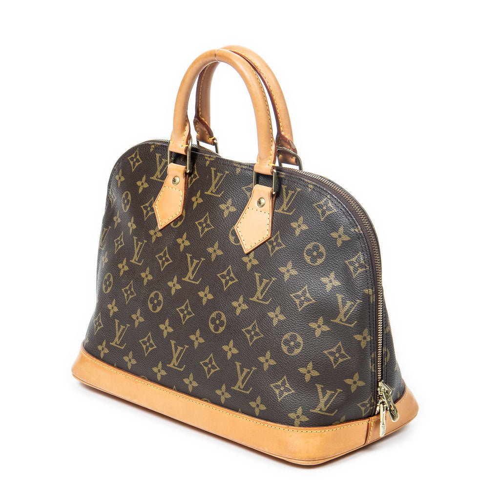 Handbag Alma PM Brown Monogram Canvas