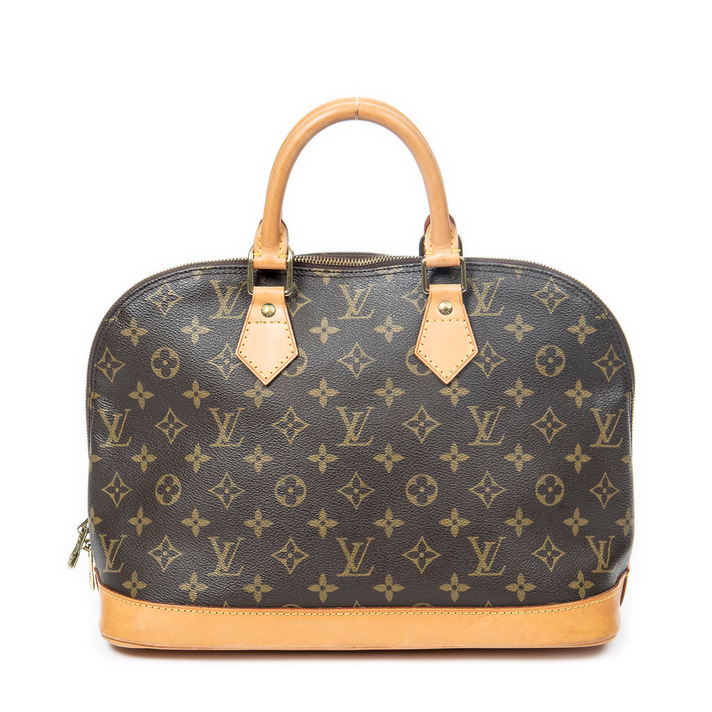 Handbag Alma PM Brown Monogram Canvas