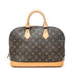 Handbag Alma PM Brown Monogram Canvas