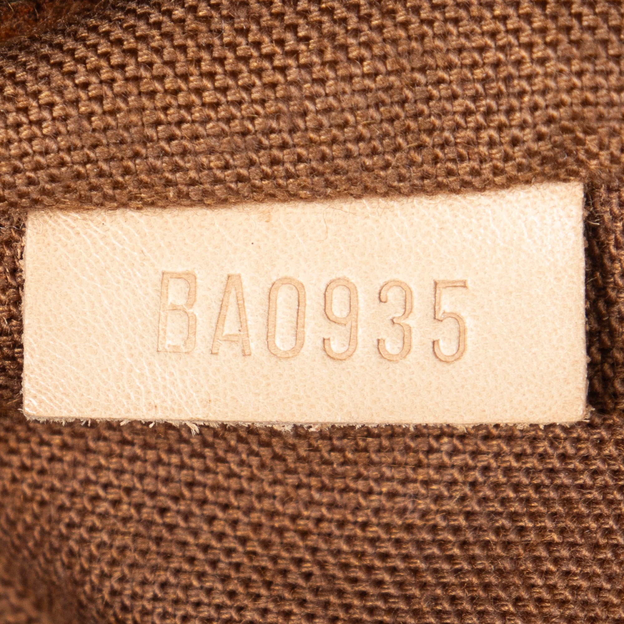 Handbag Alma PM Brown Monogram Canvas