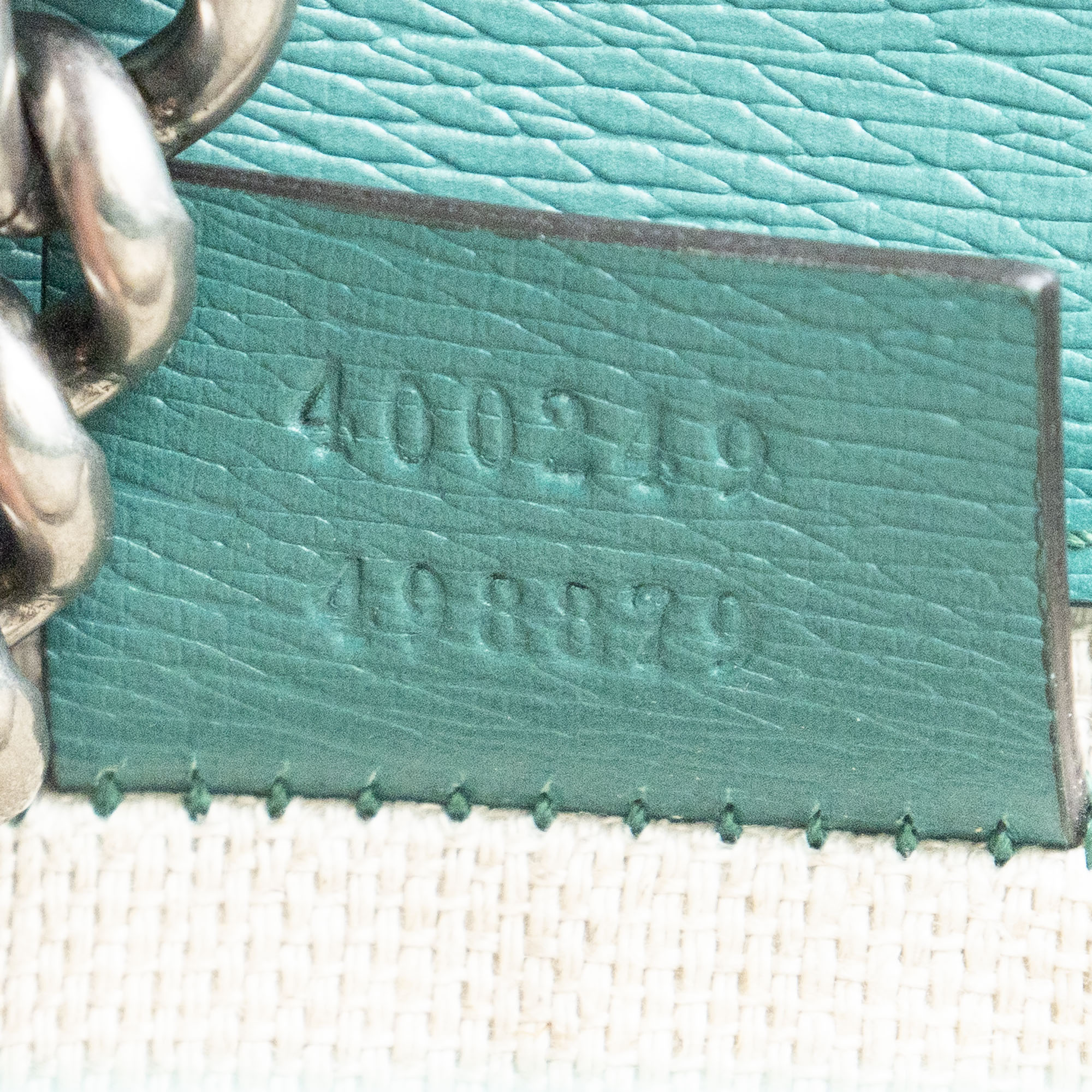 Shoulder Bag Small Floral Dionysus Green Floral Printed Leather