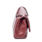 Shoulder Bag Jumbo Classic Double Flap Red Quilted Lambskin Leather