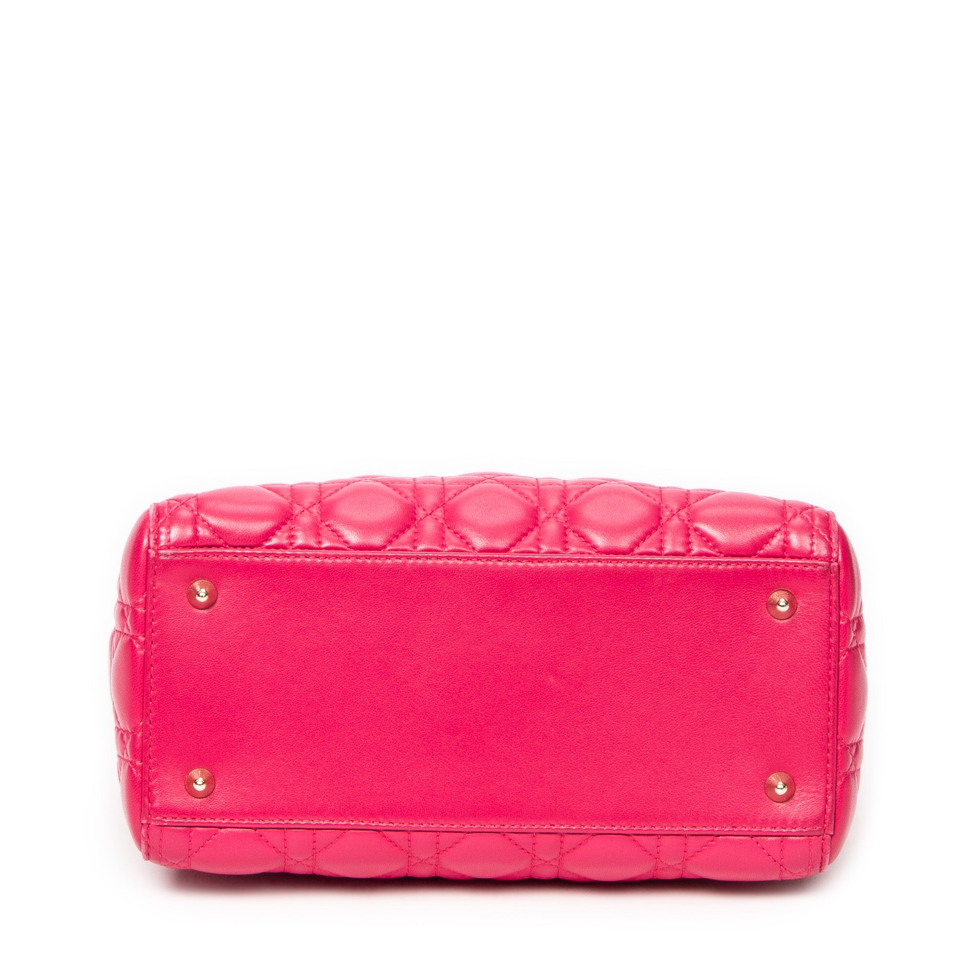 Dior - Lady Dior Zip Moyen - Fuchsia