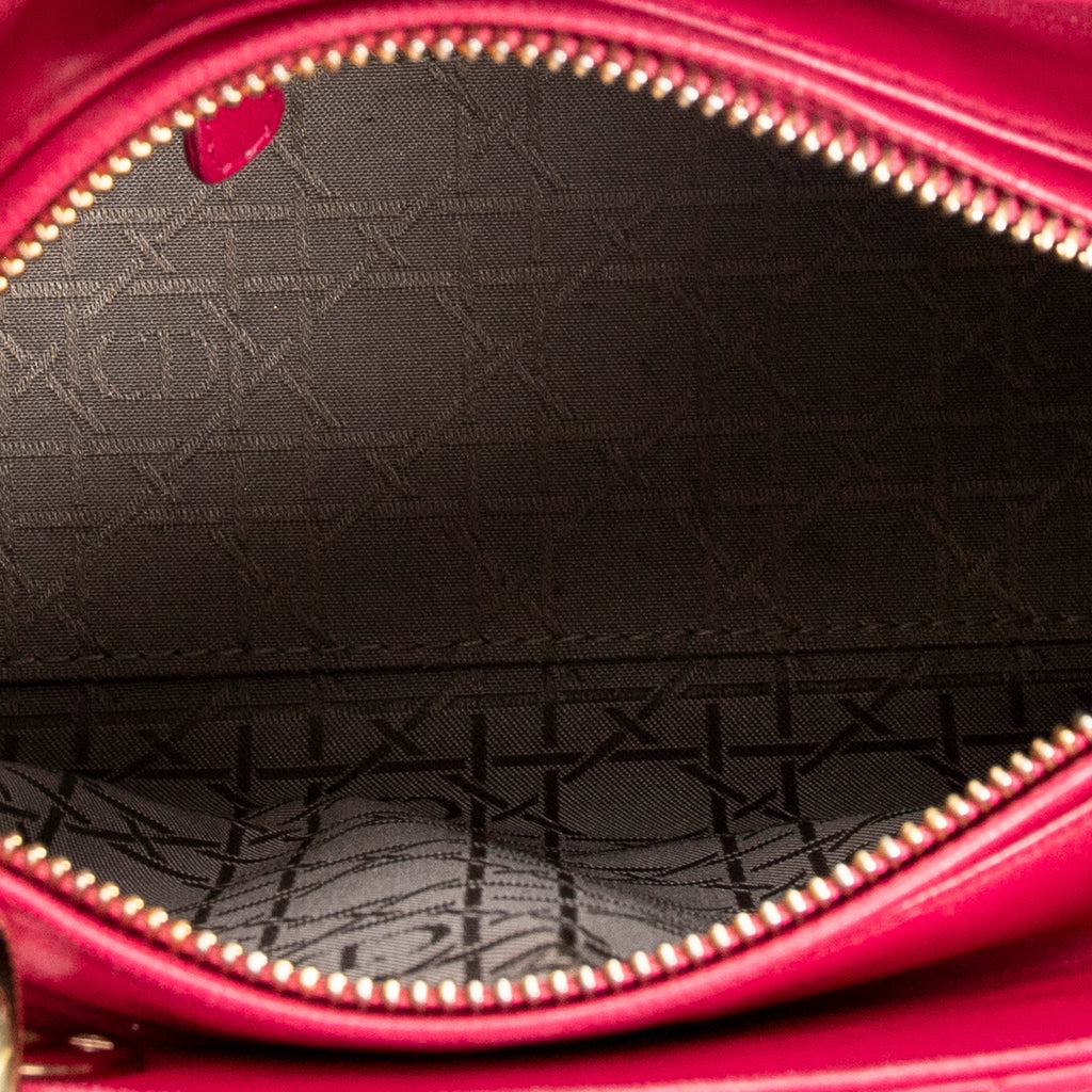 Dior - Lady Dior Zip Moyen - Fuchsia