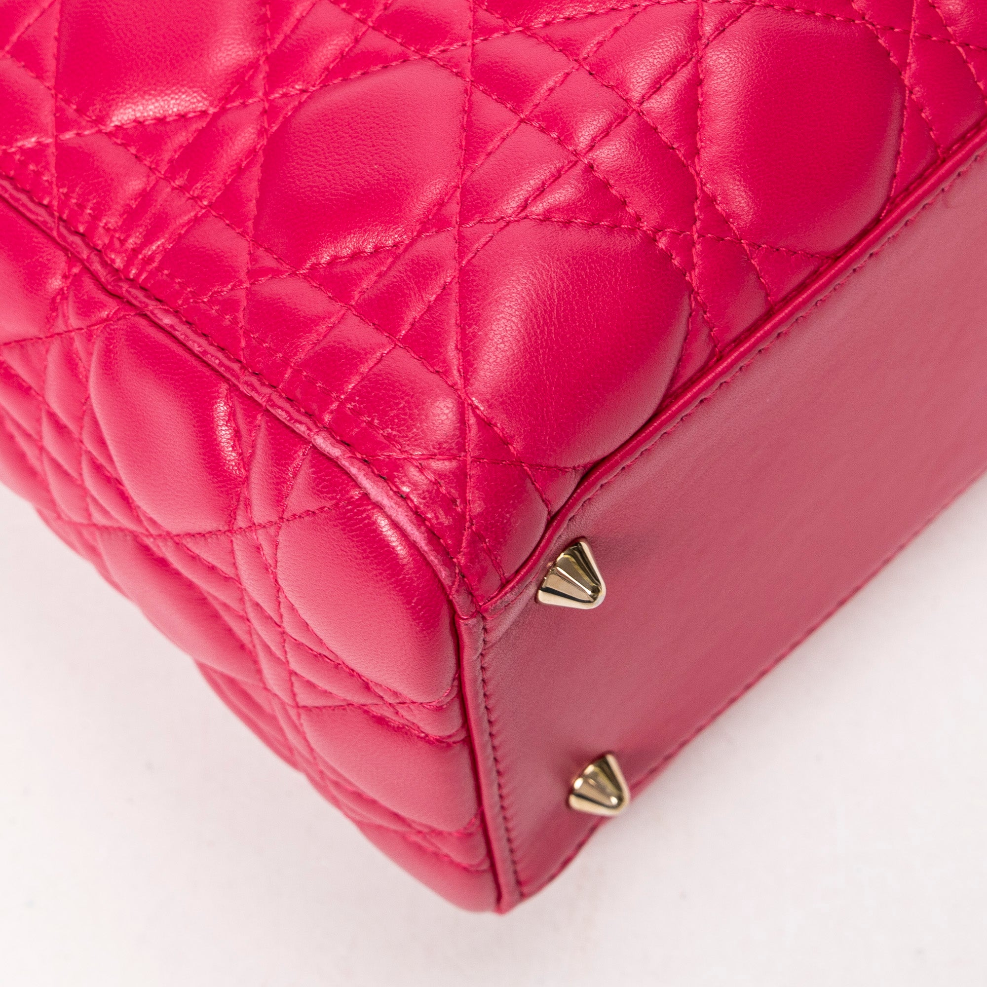 Dior - Lady Dior Zip Moyen - Fuchsia