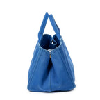 Bolso de mano Canapa Tote grande de lona Canapa azul real