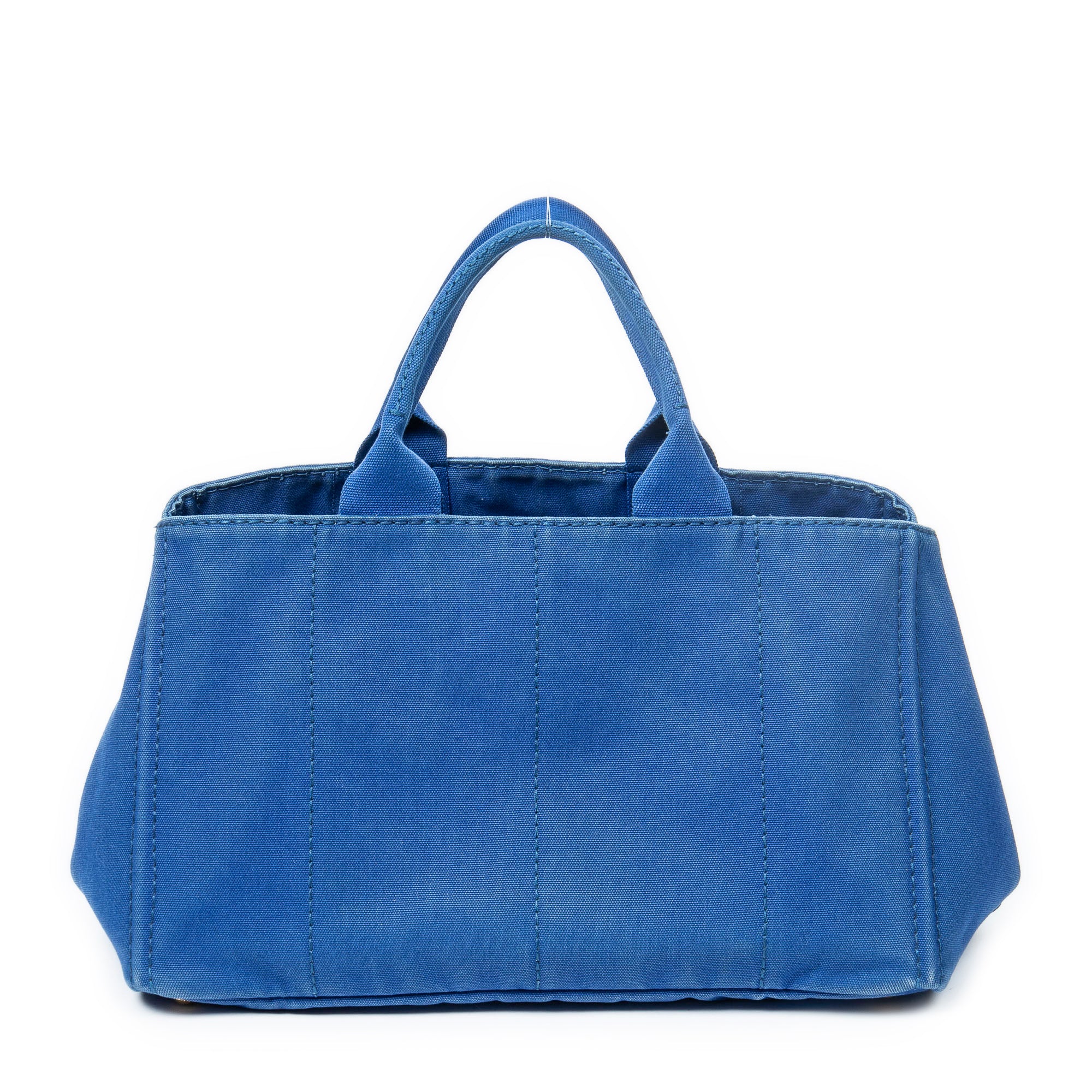 Bolso de mano Canapa Tote grande de lona Canapa azul real