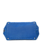 Bolso de mano Canapa Tote grande de lona Canapa azul real