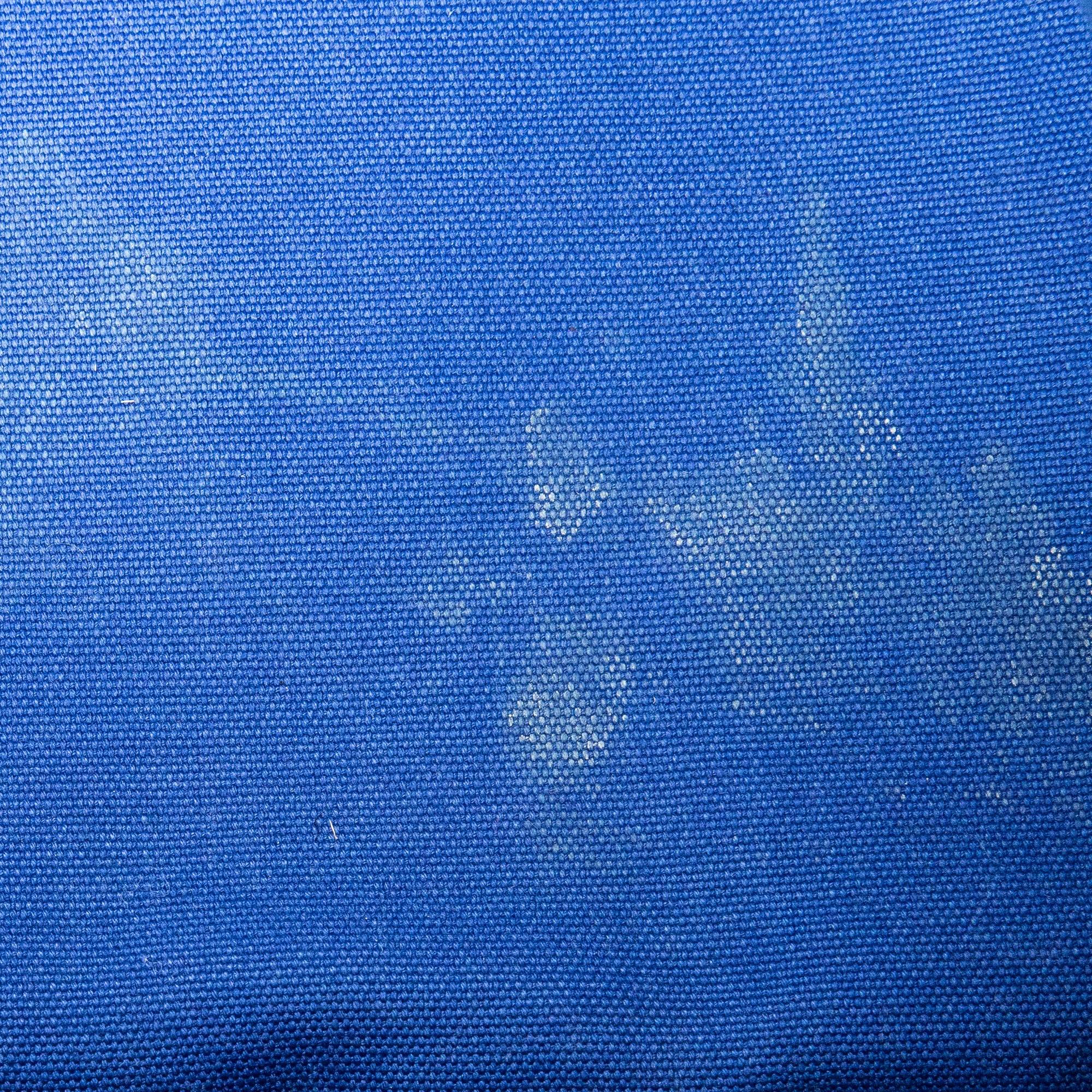 Bolso de mano Canapa Tote grande de lona Canapa azul real