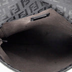 Shoulder Bag Small Flap Crossbody Black Zucchino Canvas