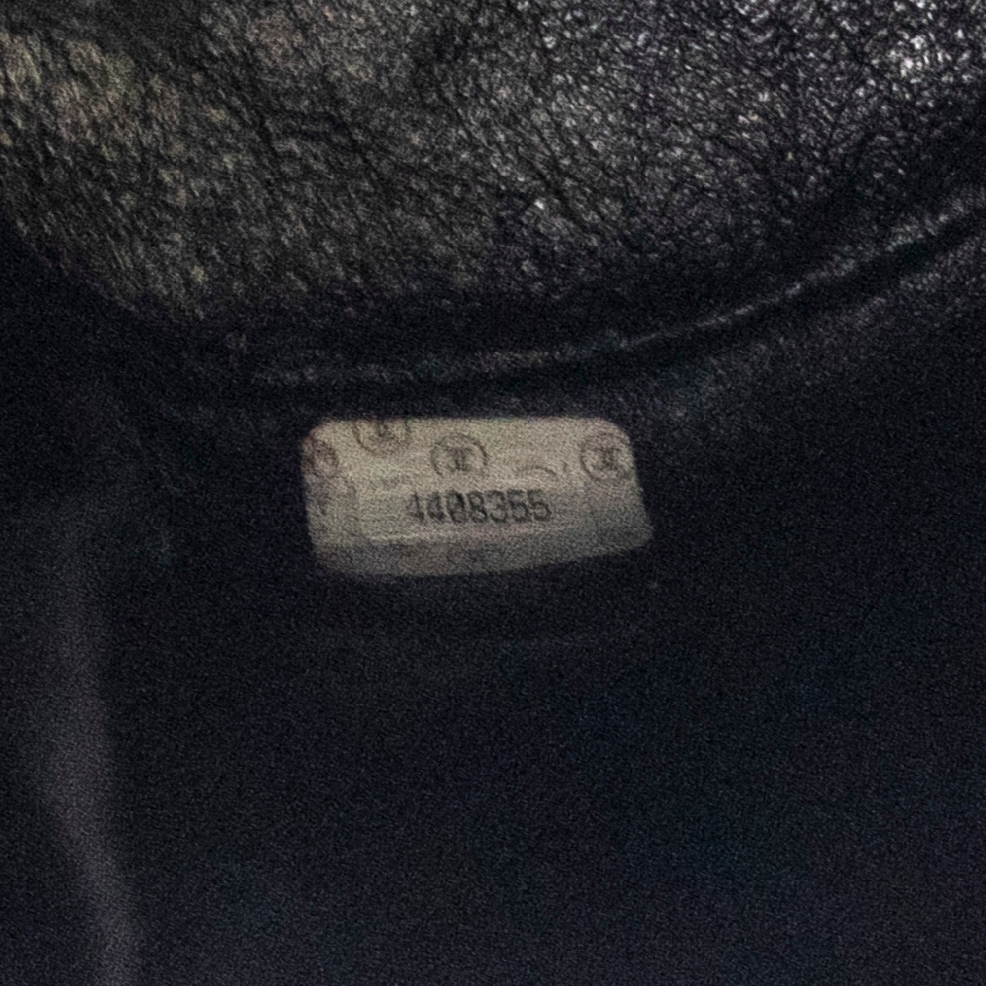 Backpack Small CC Drawstring Backpack Black Quilted Lambskin Leather