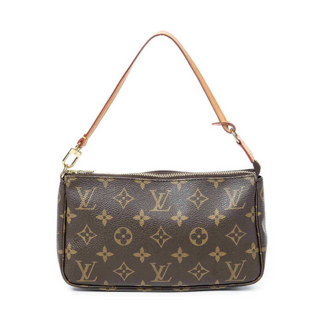 Accesorio para bolso: Monedero de lona Monogram marrón