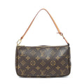 Accesorio para bolso: Monedero de lona Monogram marrón