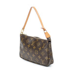 Accesorio para bolso: Monedero de lona Monogram marrón