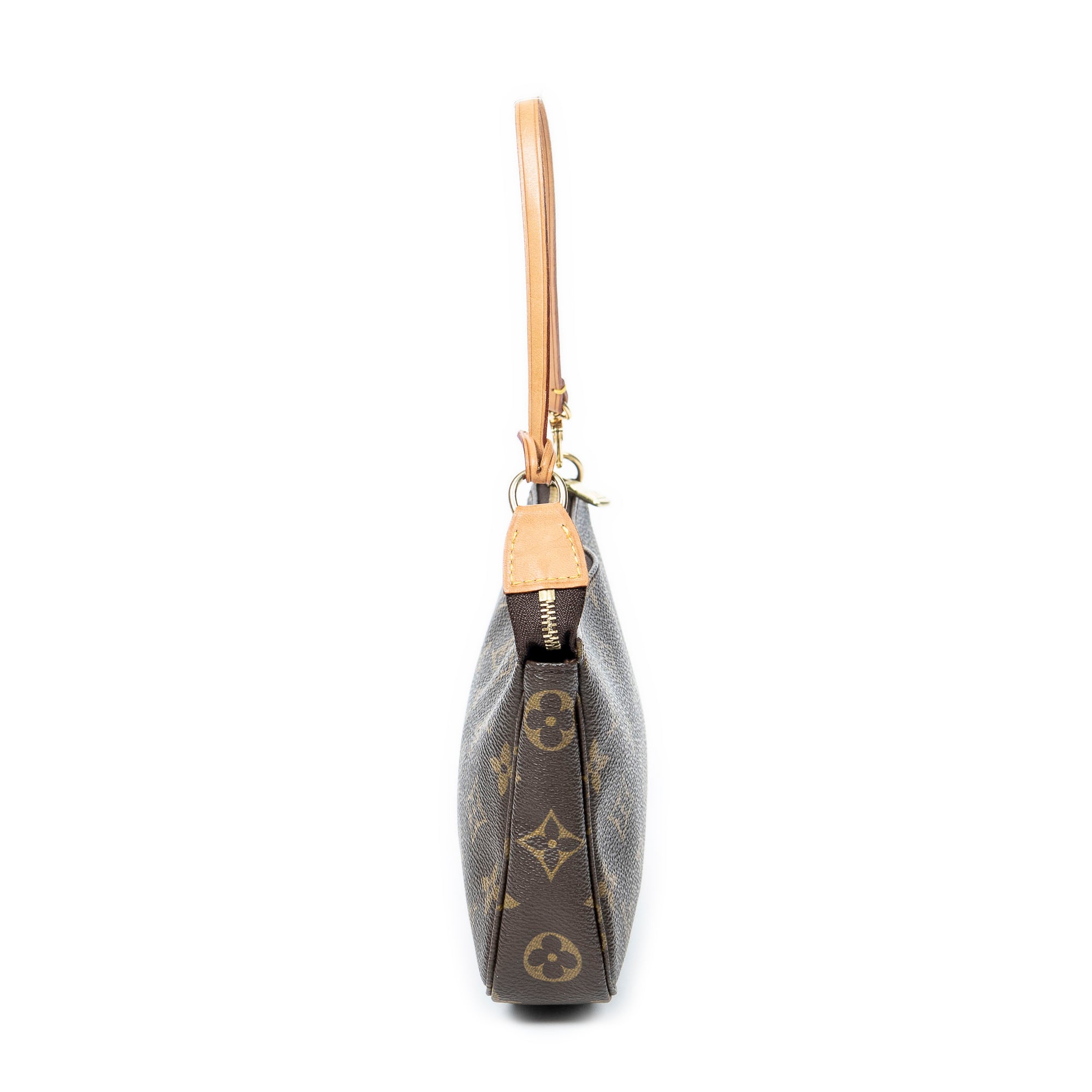 Accesorio para bolso: Monedero de lona Monogram marrón