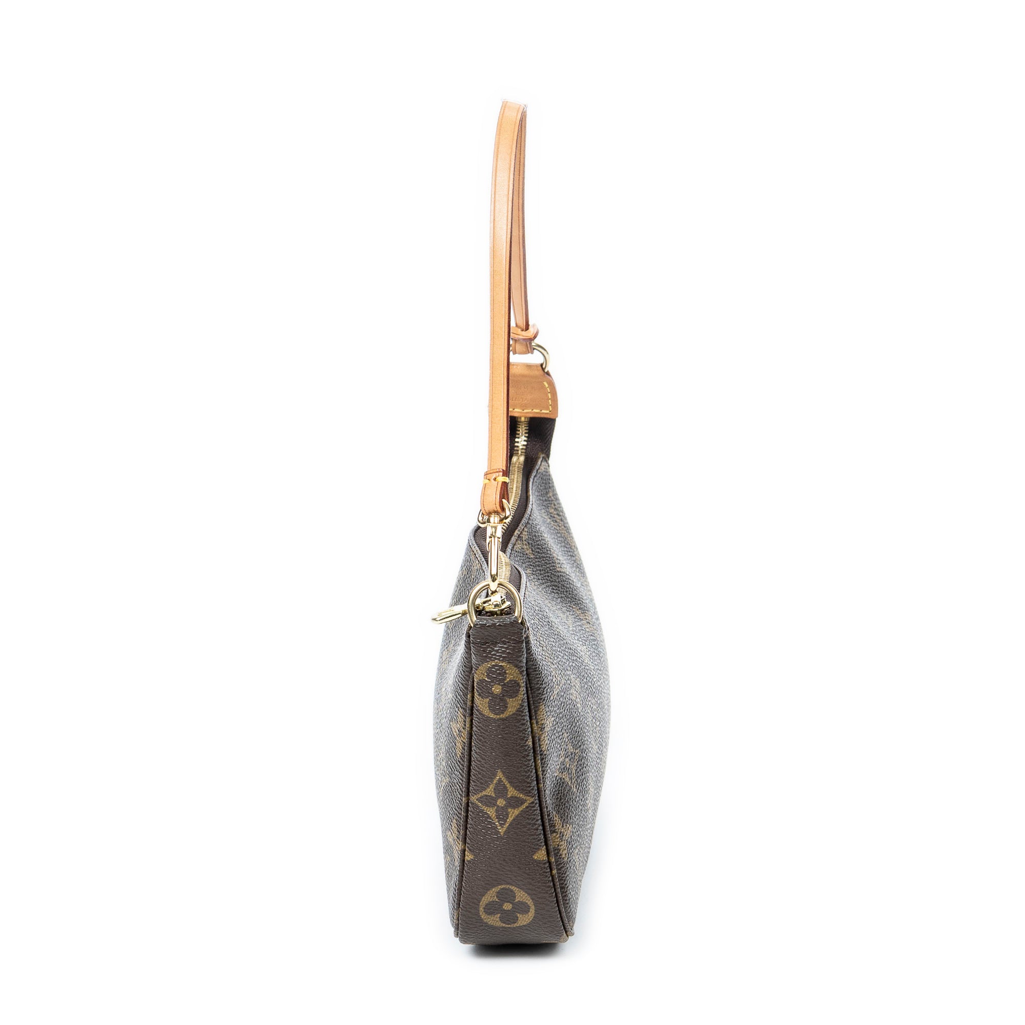 Accesorio para bolso: Monedero de lona Monogram marrón