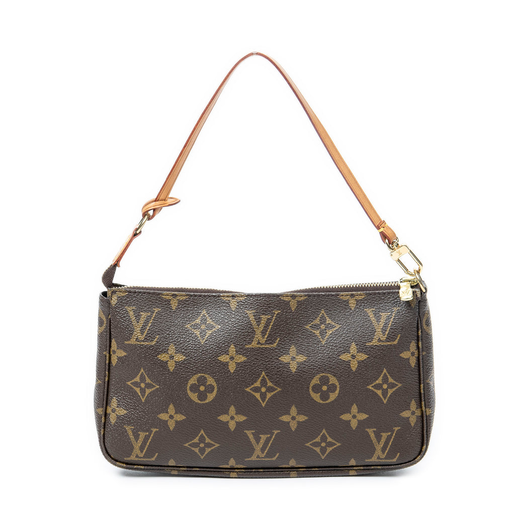 Accesorio para bolso: Monedero de lona Monogram marrón
