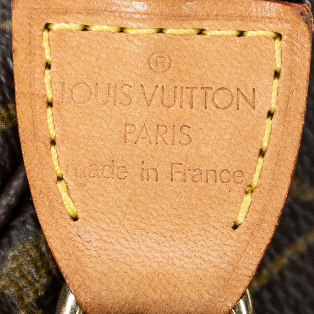 Accesorio para bolso: Monedero de lona Monogram marrón