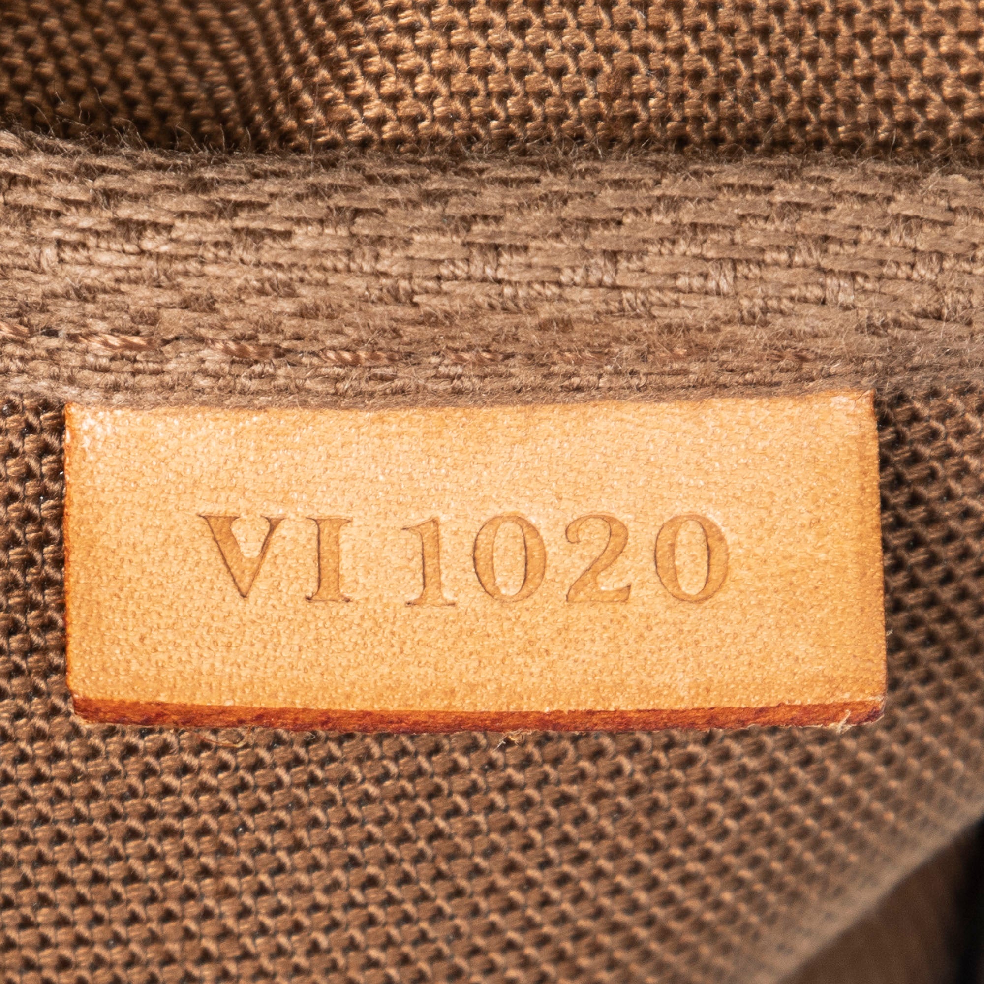 Accesorio para bolso: Monedero de lona Monogram marrón