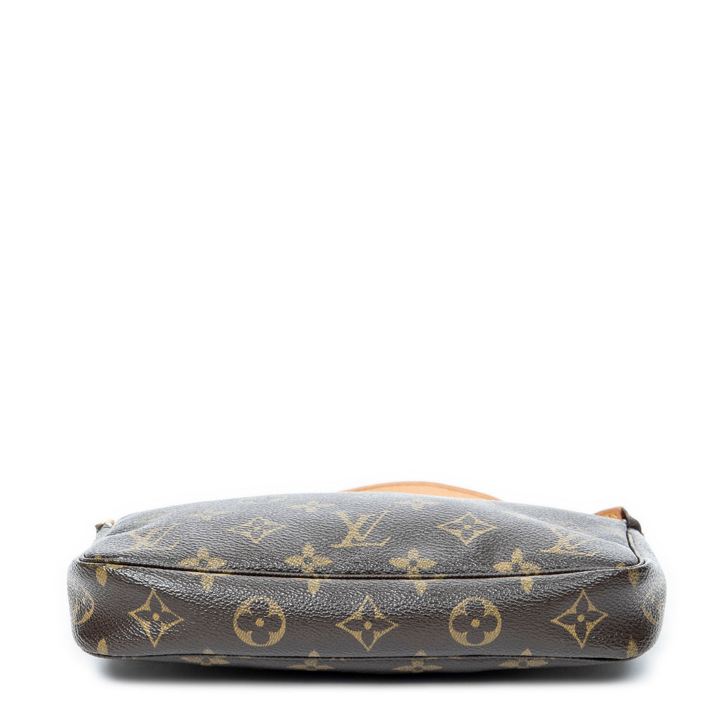 Handbag Accessory Pouch Brown Monogram Canvas